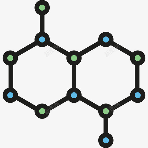 化学科学线性颜色图标svg_新图网 https://ixintu.com 化学 科学 线性颜色