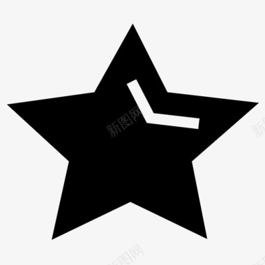 明星星光大卫之星图标图标
