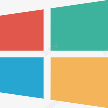 Microsoft徽标平面图标图标