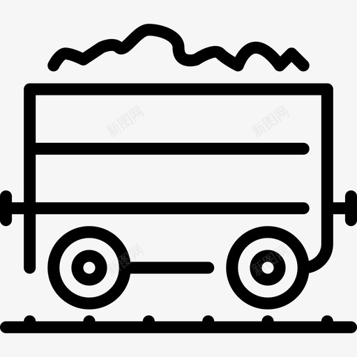 货车能量2线性图标svg_新图网 https://ixintu.com 线性 能量2 货车