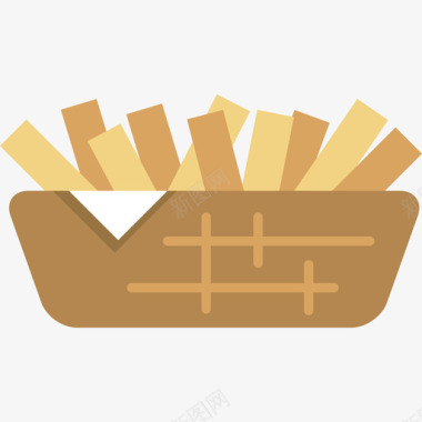 薯条食品和饮料3无糖图标图标