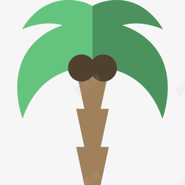 棕榈树自然旅游系列2图标图标