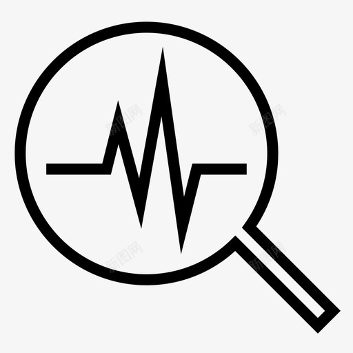 发现应用查找图标svg_新图网 https://ixintu.com 发现 应用 搜索 放大镜 查找 音乐 音乐2