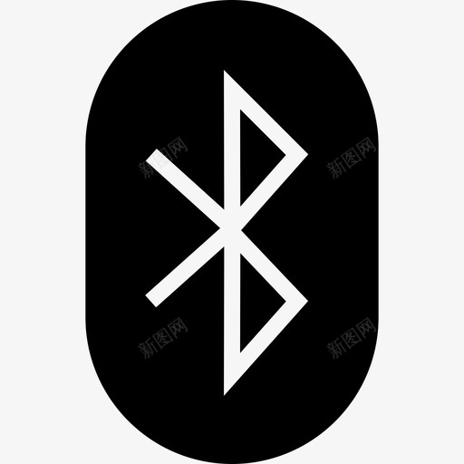 蓝牙基本编译填充图标svg_新图网 https://ixintu.com 基本编译 填充 蓝牙