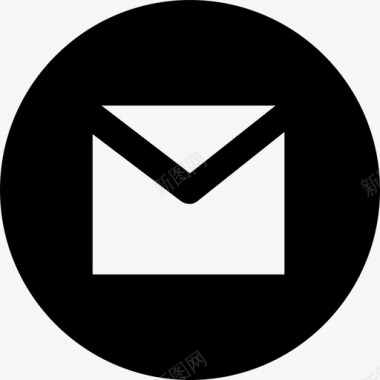 Gmail社交媒体电子邮件和收件箱图标图标