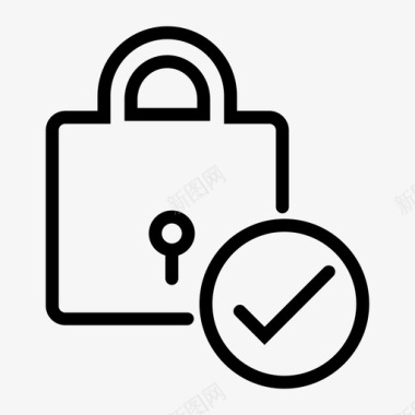 保护锁隐私图标图标