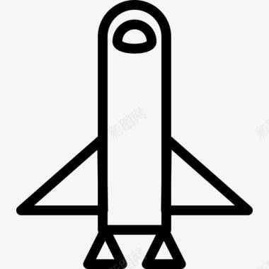 太空船科学2号直线型图标图标