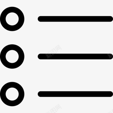 列表界面图标资源线性图标