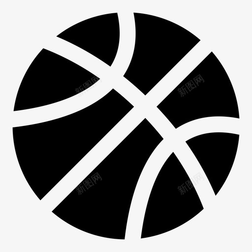 篮球打球运动图标svg_新图网 https://ixintu.com 打球 篮球 运动