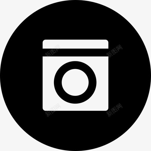 洗衣机客房服务灌装图标svg_新图网 https://ixintu.com 客房服务 洗衣机 灌装