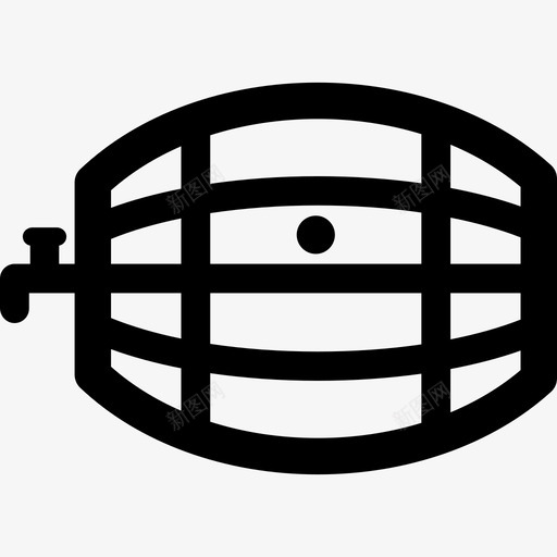 桶装农场收藏直线型图标svg_新图网 https://ixintu.com 农场收藏 桶装 直线型