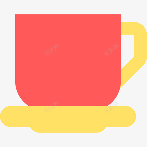 咖啡杯食品和餐厅元素扁平图标svg_新图网 https://ixintu.com 咖啡杯 扁平 食品和餐厅元素