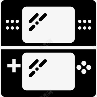 游戏机技术套件填充图标图标