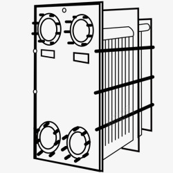 板式换热器板式换热器高清图片