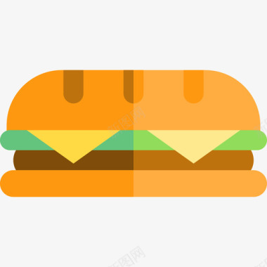 三明治套餐2平的图标图标