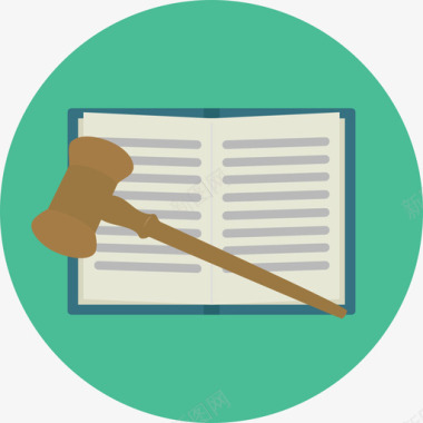 书法律圆形平面图标图标