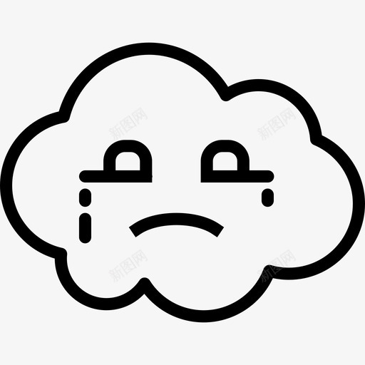 哭性格收集直系图标svg_新图网 https://ixintu.com 哭 性格收集 直系