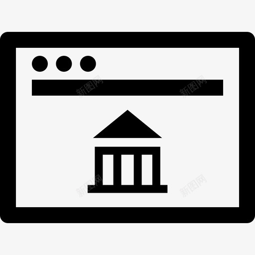 银行业务业务图标元素线性svg_新图网 https://ixintu.com 业务图标元素 线性 银行业务
