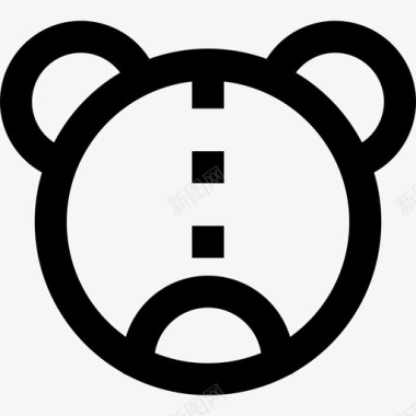 泰迪熊工具和用具针线用具图标图标