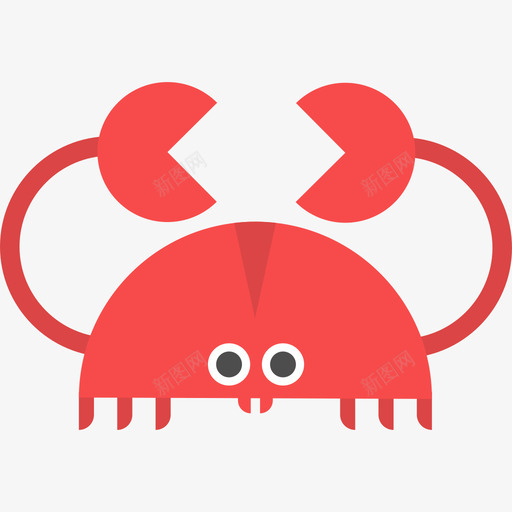 螃蟹动物海洋生物收藏图标svg_新图网 https://ixintu.com 动物 海洋生物收藏 螃蟹