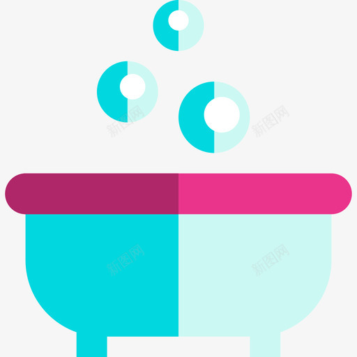 浴缸婴儿平的图标svg_新图网 https://ixintu.com 婴儿 平的 浴缸