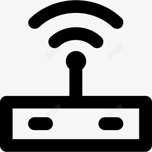 Wifi多媒体图标集粗体圆形svg_新图网 https://ixintu.com Wifi 多媒体图标集 粗体圆形