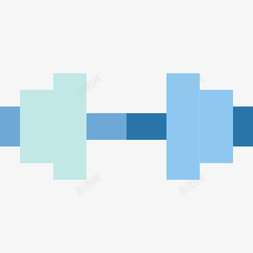 哑铃美式足球2平底图标svg_新图网 https://ixintu.com 哑铃 平底 美式足球2