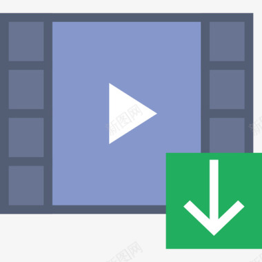 视频播放器交互资源2平板图标图标