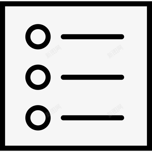 列表用户界面集线性图标svg_新图网 https://ixintu.com 列表 用户界面集 线性