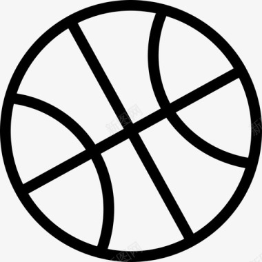 篮球学校汇编线性图标图标