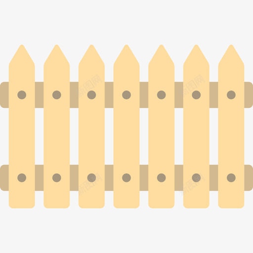 围栏园艺2平坦图标svg_新图网 https://ixintu.com 园艺2 围栏 平坦
