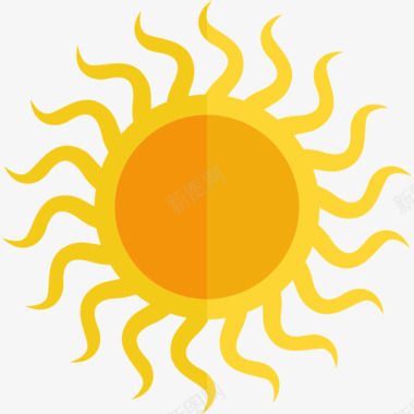 太阳自然太阳图标元素图标