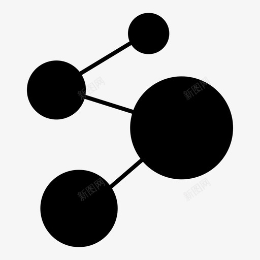 原子化学分子图标svg_新图网 https://ixintu.com 分子 化学 原子 学校 科学