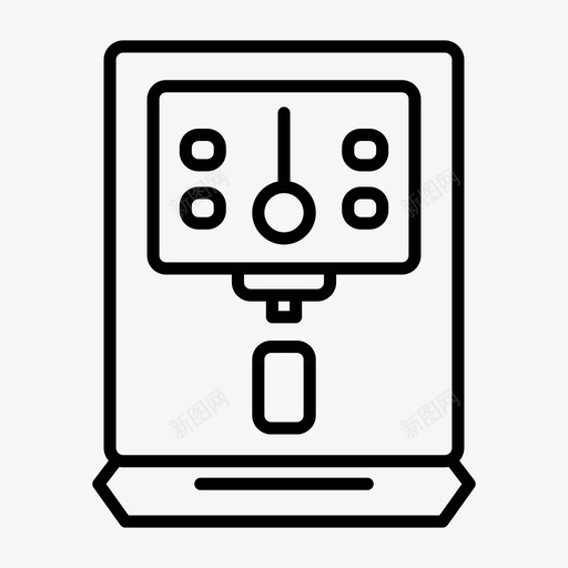 净水器器具装置图标svg_新图网 https://ixintu.com 净水器 器具 家用 家用设备和器具概述 装置