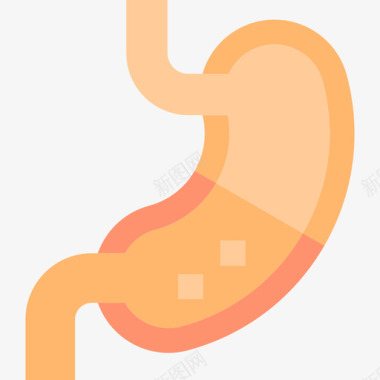 胃医院元素扁平图标图标