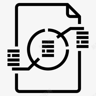 纸图形圆分析图表图标图标