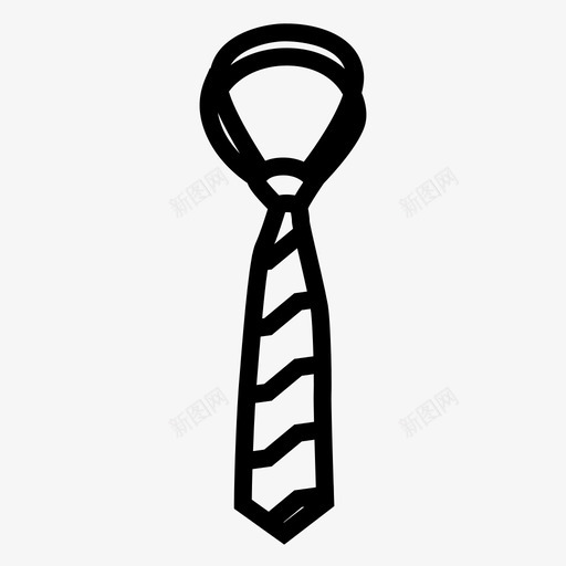 采购产品领带衣服时尚图标svg_新图网 https://ixintu.com 时尚 男装 衣服 采购产品领带 领带