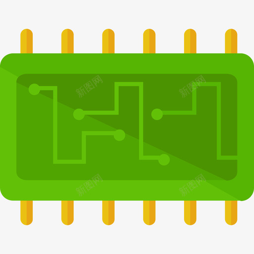 微芯片电子5平板图标svg_新图网 https://ixintu.com 平板 微芯片 电子5