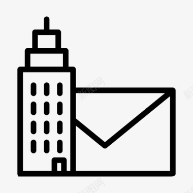 邮件公司业务信封图标图标