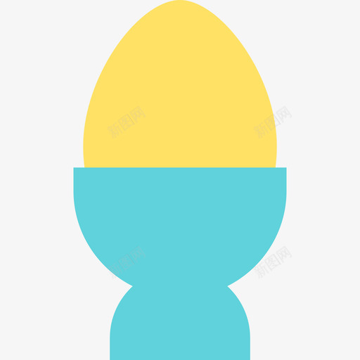 鸡蛋食品和餐厅元素扁平图标svg_新图网 https://ixintu.com 扁平 食品和餐厅元素 鸡蛋
