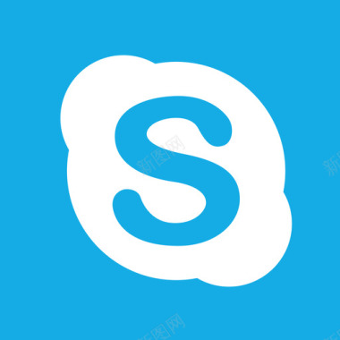 Skype社交网络徽标2扁平图标图标