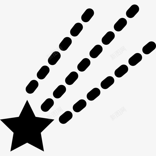 星星天气收集填充图标svg_新图网 https://ixintu.com 填充 天气收集 星星