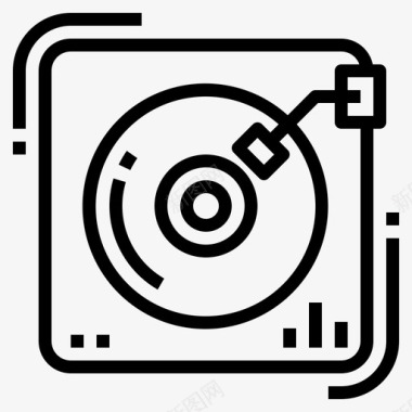 音乐混音派对图标图标