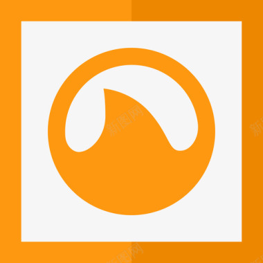 Grooveshark社交媒体徽标集扁平图标图标