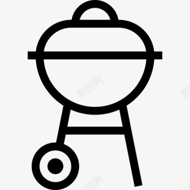 烧烤烧烤系列直列式图标图标