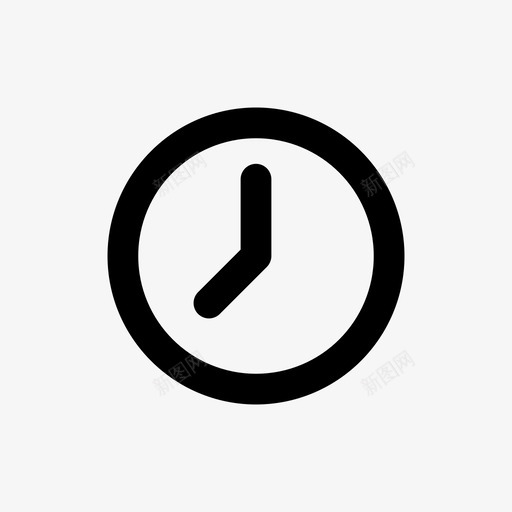 时间时钟接口图标svg_新图网 https://ixintu.com 接口 时钟 时间