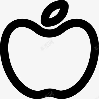 苹果学校系列粗体圆形图标图标