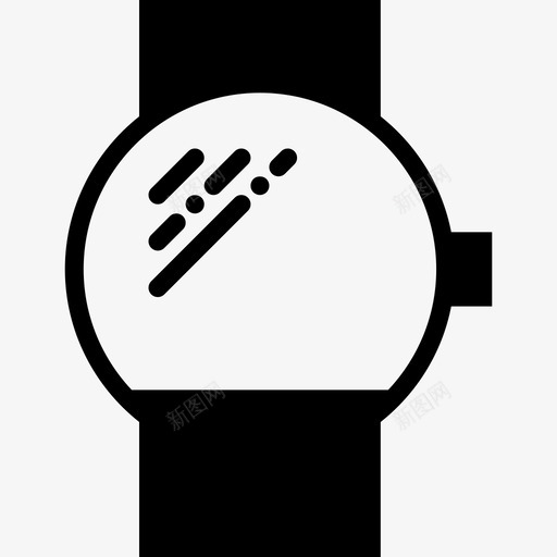 智能手表技术套件填充图标svg_新图网 https://ixintu.com 填充 技术套件 智能手表