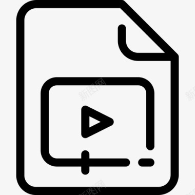 视频文件文件电影图标图标