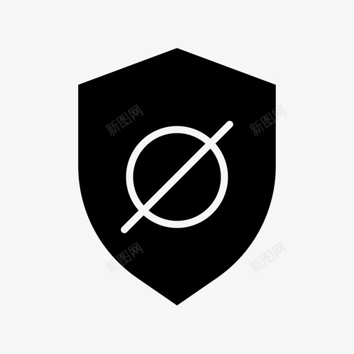 阻止广告图标安全svg_新图网 https://ixintu.com 图标 安全 屏蔽 病毒 通用图标 阻止广告